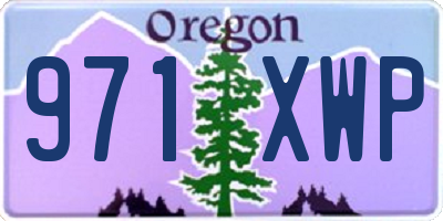 OR license plate 971XWP