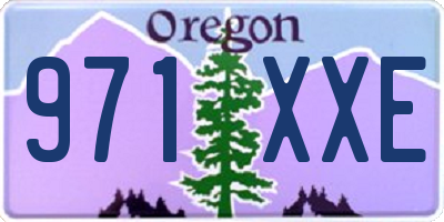 OR license plate 971XXE