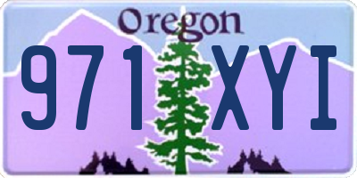 OR license plate 971XYI