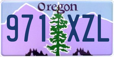 OR license plate 971XZL