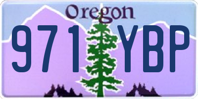 OR license plate 971YBP