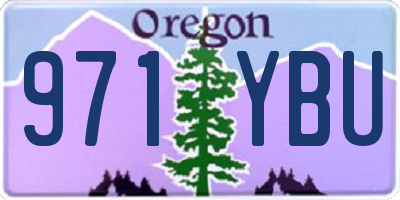 OR license plate 971YBU