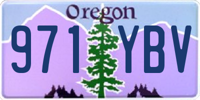 OR license plate 971YBV