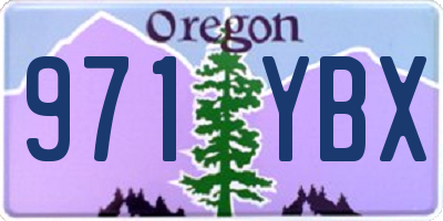OR license plate 971YBX
