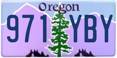 OR license plate 971YBY
