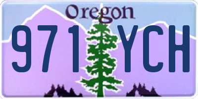 OR license plate 971YCH