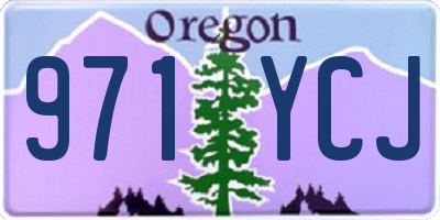 OR license plate 971YCJ