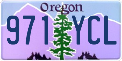 OR license plate 971YCL