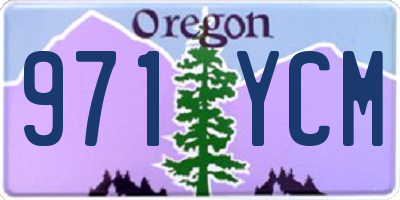 OR license plate 971YCM