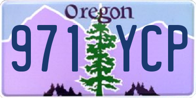 OR license plate 971YCP