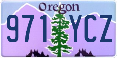 OR license plate 971YCZ