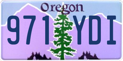 OR license plate 971YDI