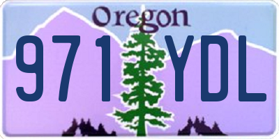 OR license plate 971YDL