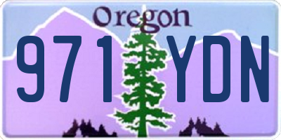 OR license plate 971YDN