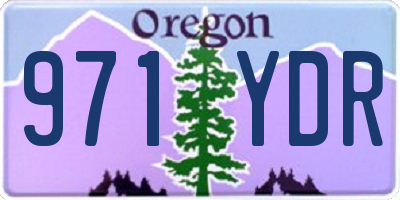 OR license plate 971YDR