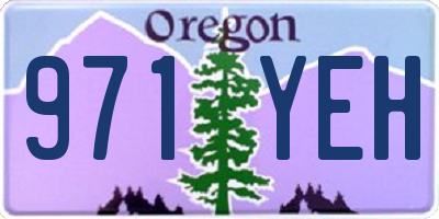 OR license plate 971YEH