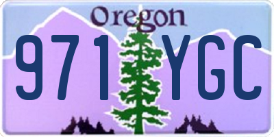 OR license plate 971YGC