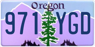 OR license plate 971YGD