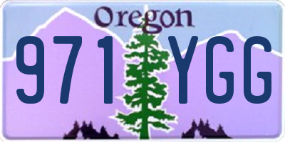 OR license plate 971YGG