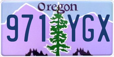 OR license plate 971YGX