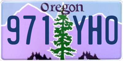 OR license plate 971YHO