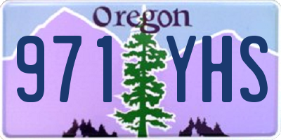 OR license plate 971YHS
