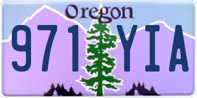 OR license plate 971YIA