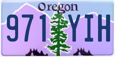 OR license plate 971YIH