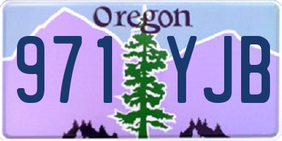 OR license plate 971YJB