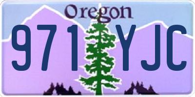 OR license plate 971YJC