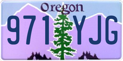 OR license plate 971YJG