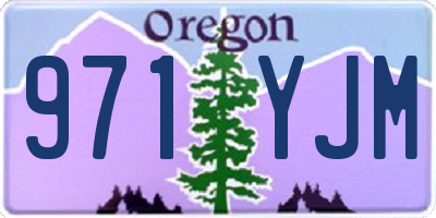 OR license plate 971YJM