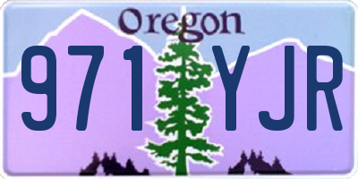 OR license plate 971YJR