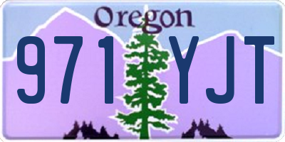 OR license plate 971YJT