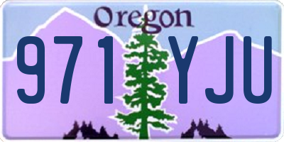 OR license plate 971YJU