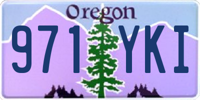 OR license plate 971YKI