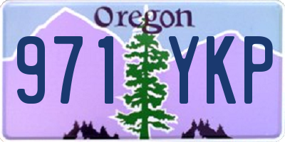 OR license plate 971YKP