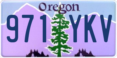 OR license plate 971YKV