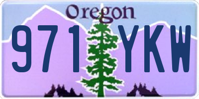 OR license plate 971YKW