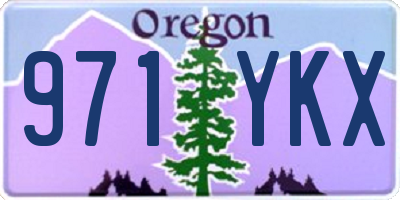 OR license plate 971YKX