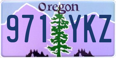 OR license plate 971YKZ