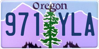 OR license plate 971YLA