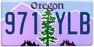 OR license plate 971YLB