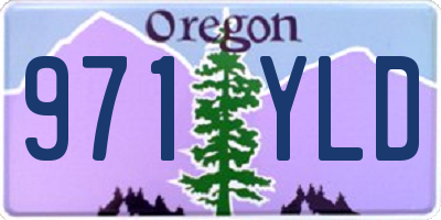 OR license plate 971YLD