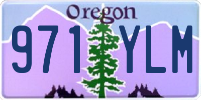 OR license plate 971YLM