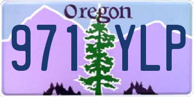 OR license plate 971YLP