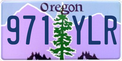 OR license plate 971YLR