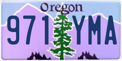 OR license plate 971YMA