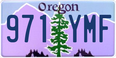 OR license plate 971YMF