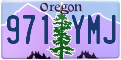 OR license plate 971YMJ